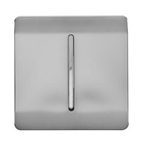 Brushed Steel Wiring Accessories Trendi Decorative Screwless Brushed Steel Wiring Accessories Trendi Decorative Screwless